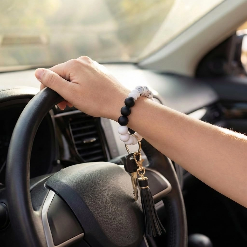 Key Ring Bracelet - Car