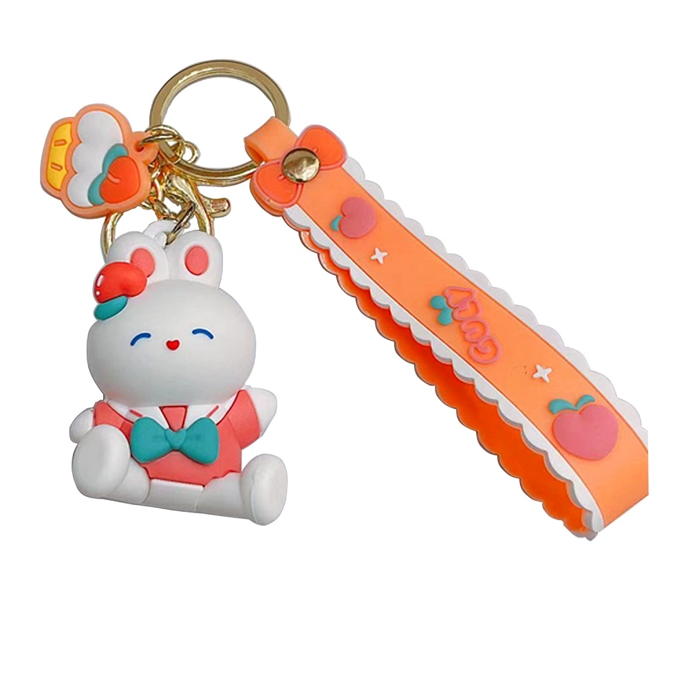 BrainGiggles Silicone Key Chain Holder - Kawaii