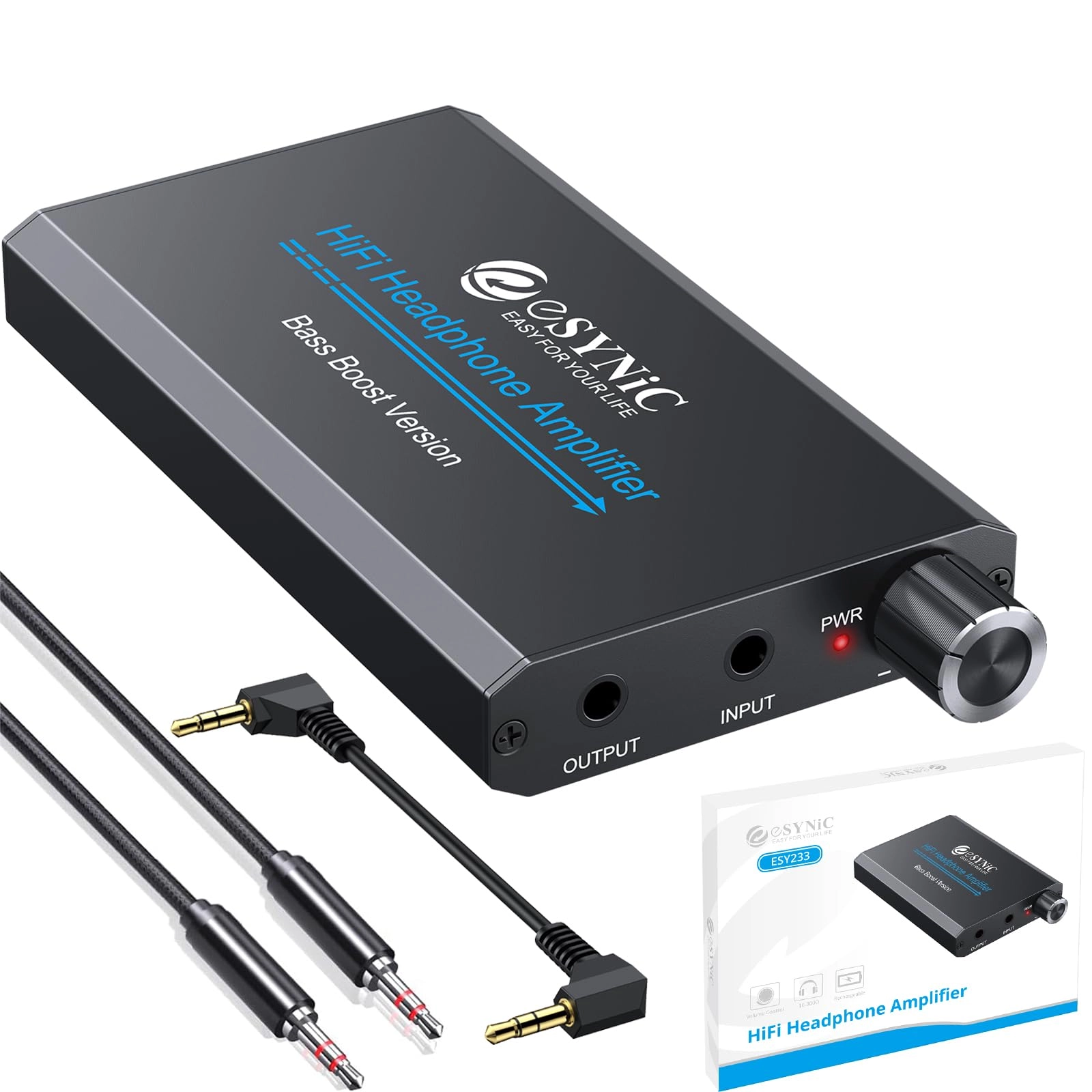 Headphone Amplifier - 16~300 ohm Rechargeable 3.5 mm