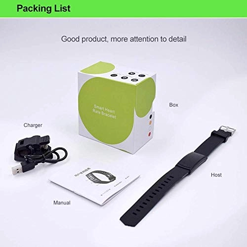 Heart Rate Blood Pressure Monitor Smart Watch - IP68 1 Inches