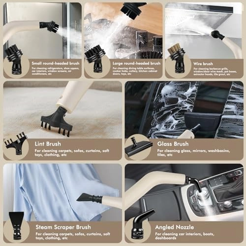 Handheld High Pressure Steam Cleaner - 4.5 bar 800ml