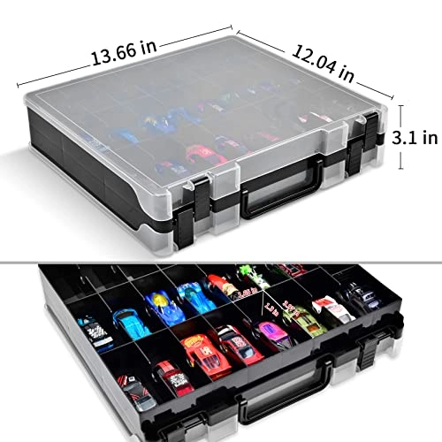 Toy Storage Organizer Case - 48 Compartments