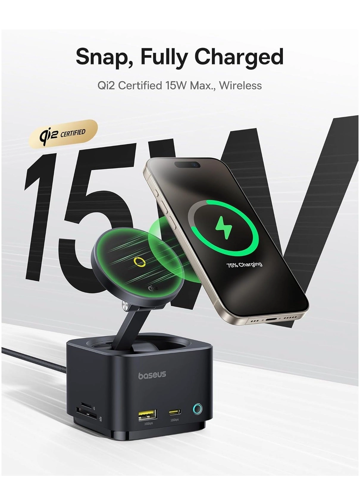 MagPro Series II - 15W Wireless 4K@60Hz HDMI 100W PD