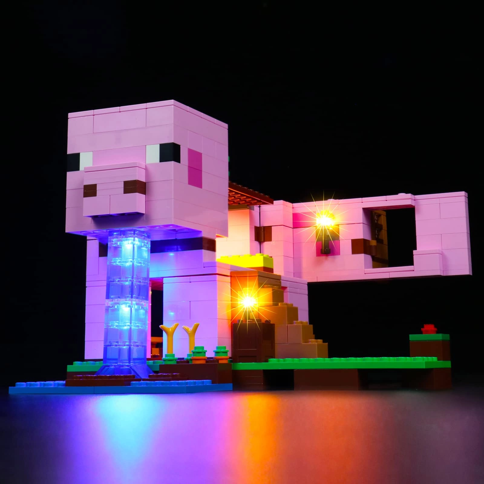 Vonado Minecraft Pig House Light Kit - Building Toys Minecraft