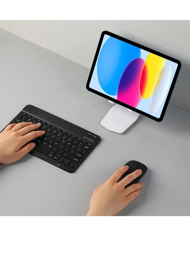 Ultra-Slim Bluetooth Keyboard + Bluetooth Mouse