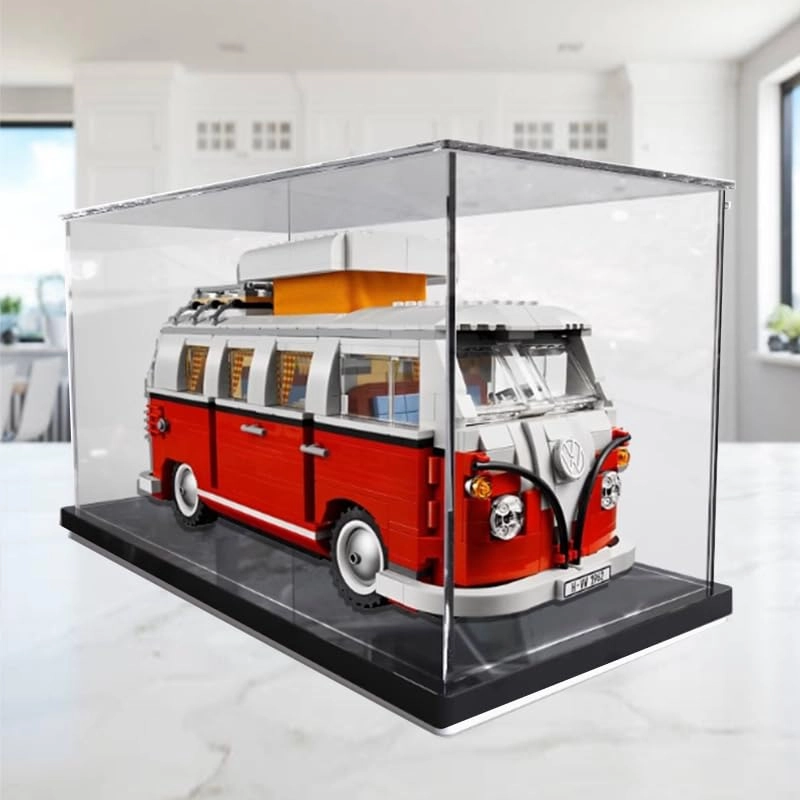 Display Case (10220) - Clear Acrylic Black Bottom