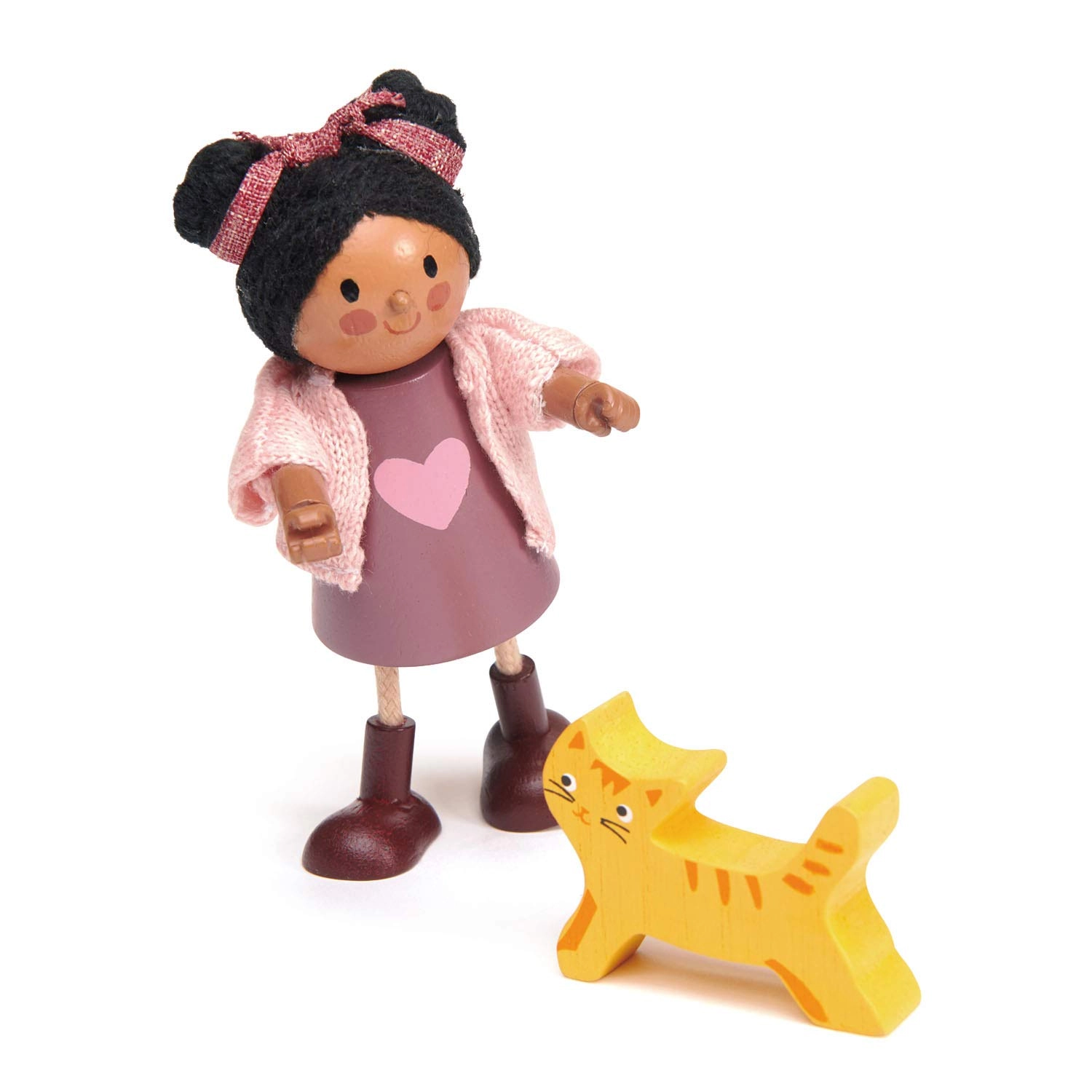 Tender Leaf Toys Ayana - Cartoon, Fantasy - 36.00 Ayana and her cat 4 (TL8148)
