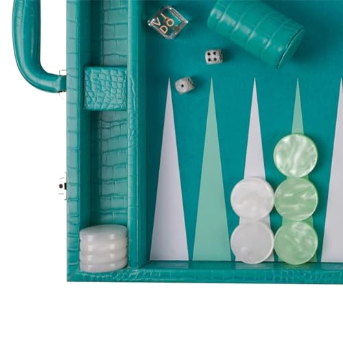 Backgammon Set - 20 inch 44mm Vegan Leather