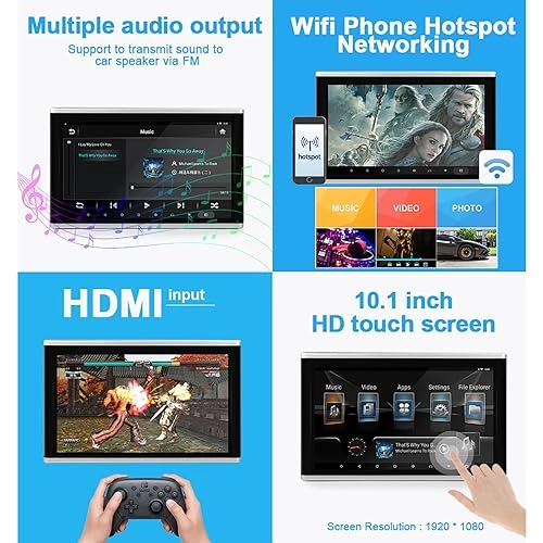 Car Headrest Display - 10.1inches