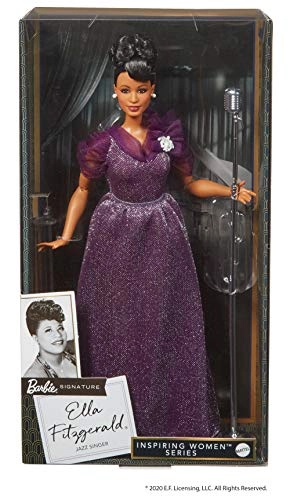 Ella Fitzgerald Collectible Doll - Approx. 12 in Purple Gown Ages 72+