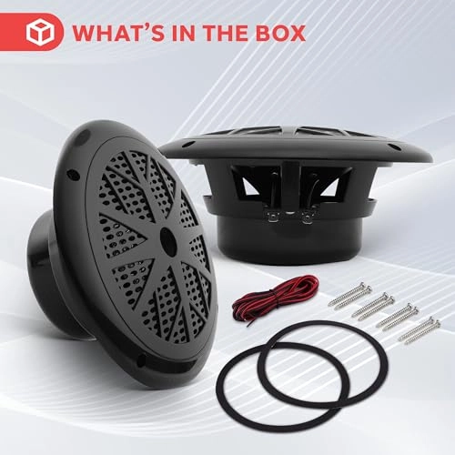 Dual Marine Speakers - 6.5 Inch 120 Watt