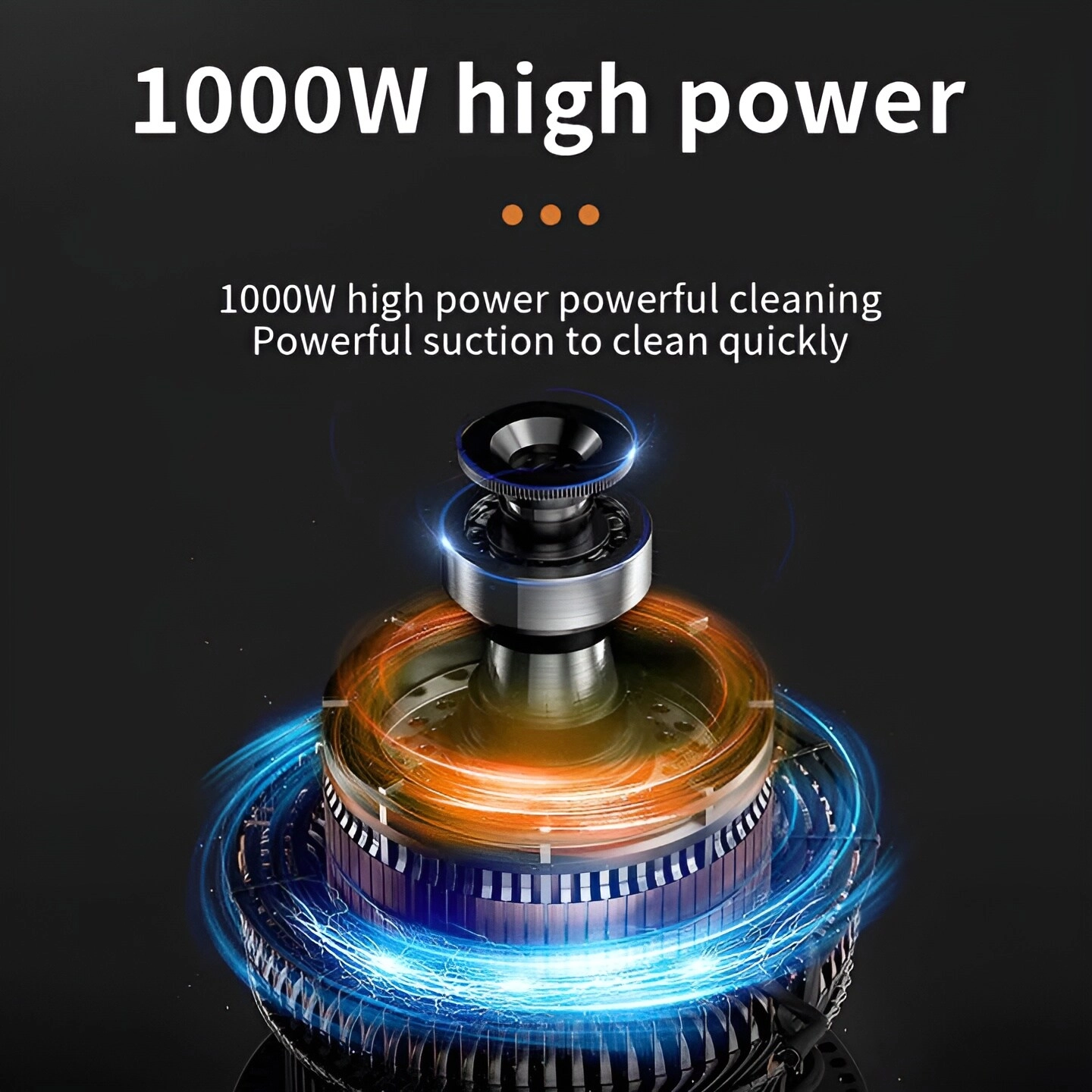 2 in 1 Multifunctional Handheld Vacuum Cleaner - 1000W Lightweight