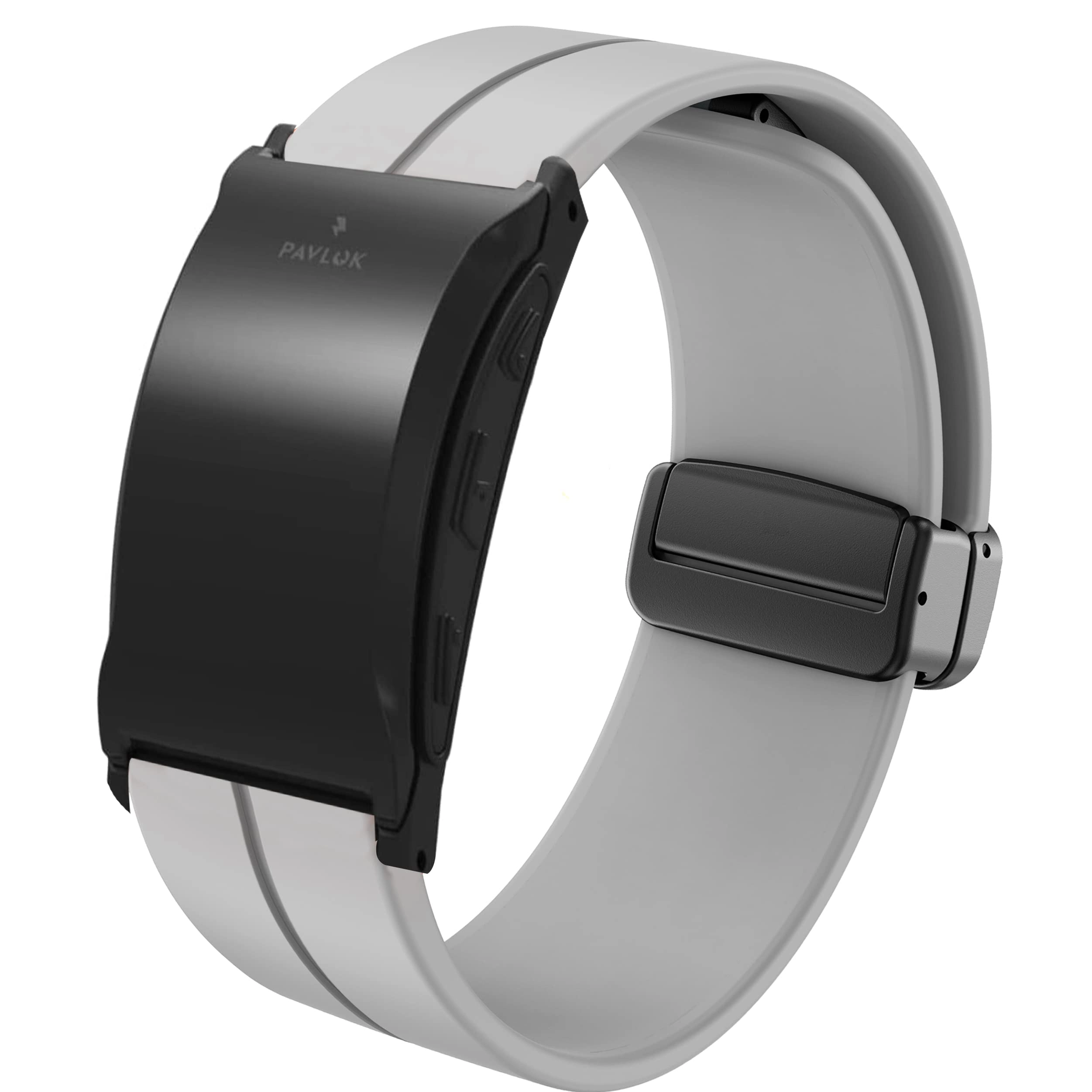 Blueshaweu Watch Band for Pavlok 3 - Silicone Gray