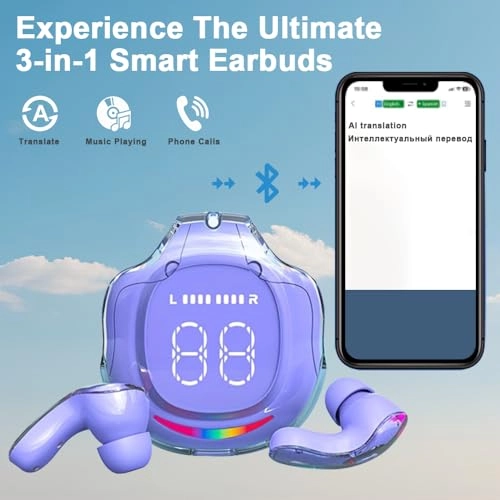 AI Real-Time Translation Earbuds - 144 Languages