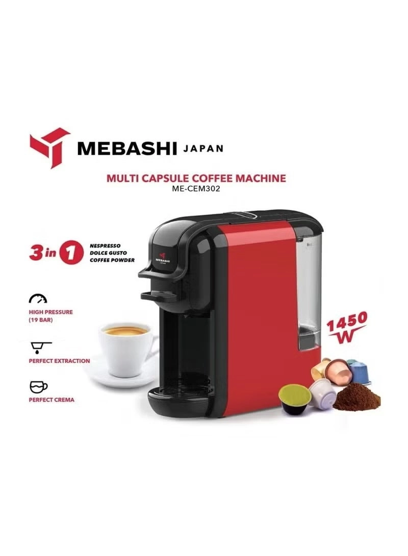 Multi Capsules Coffee Machine CEM302
