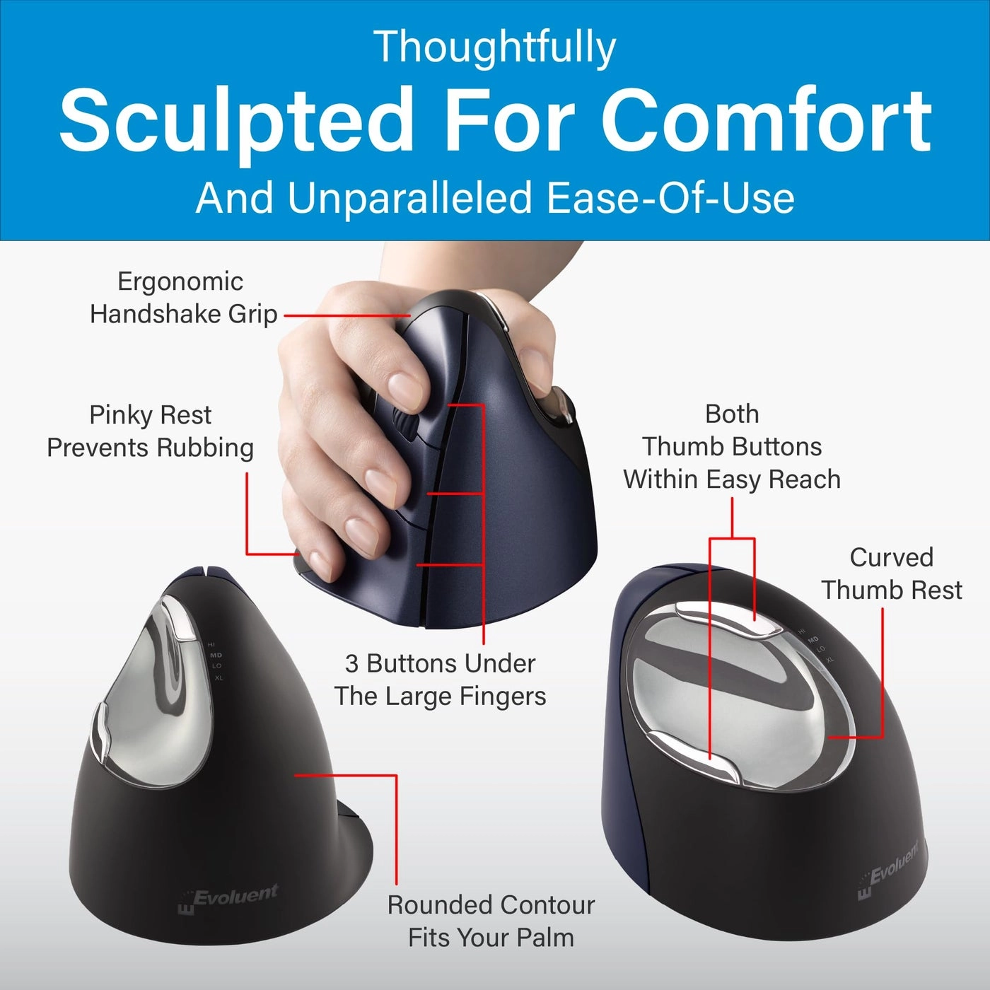 VerticalMouse 4 - Wireless