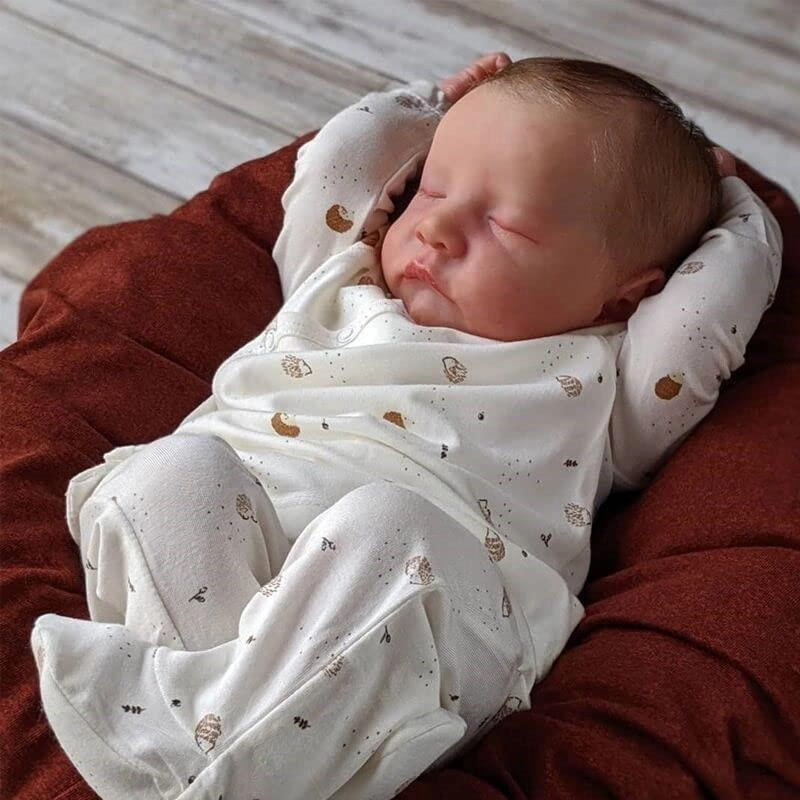 Levi Reborn Baby Doll - 19 Inch 3D Skin Visible Veins Awake & Sleeping