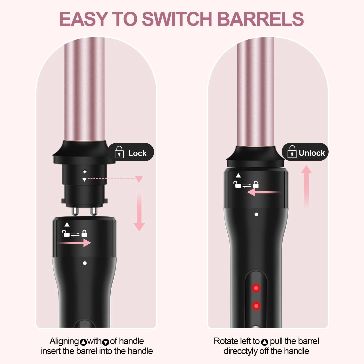 3 in 1 Curling Iron - 0.75"-1.25"