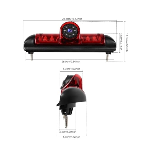 Car Rear View Camera - Night vision Composite video 648(H) x 488(V)