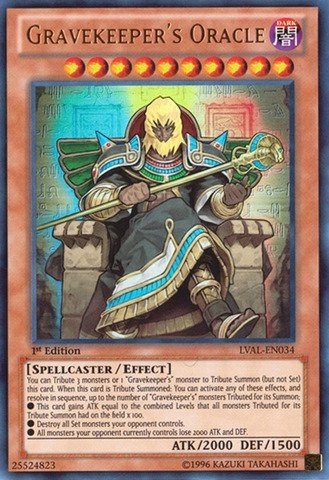Konami Gravekeeper's Oracle LVAL-EN034 - 1st Edition