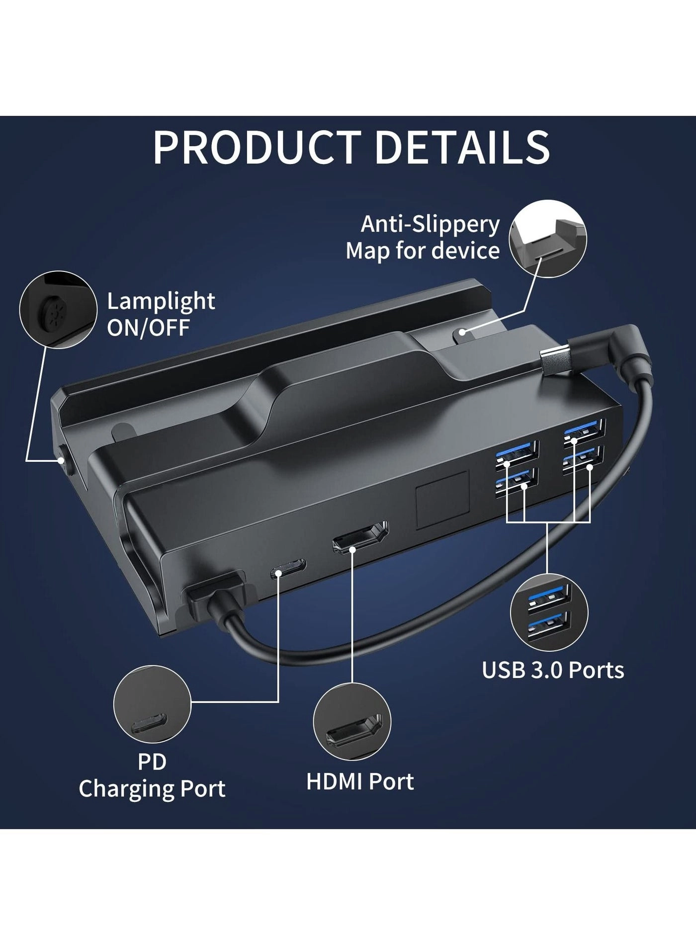 Docking Station for Steam Deck - USB-C Steam Deck