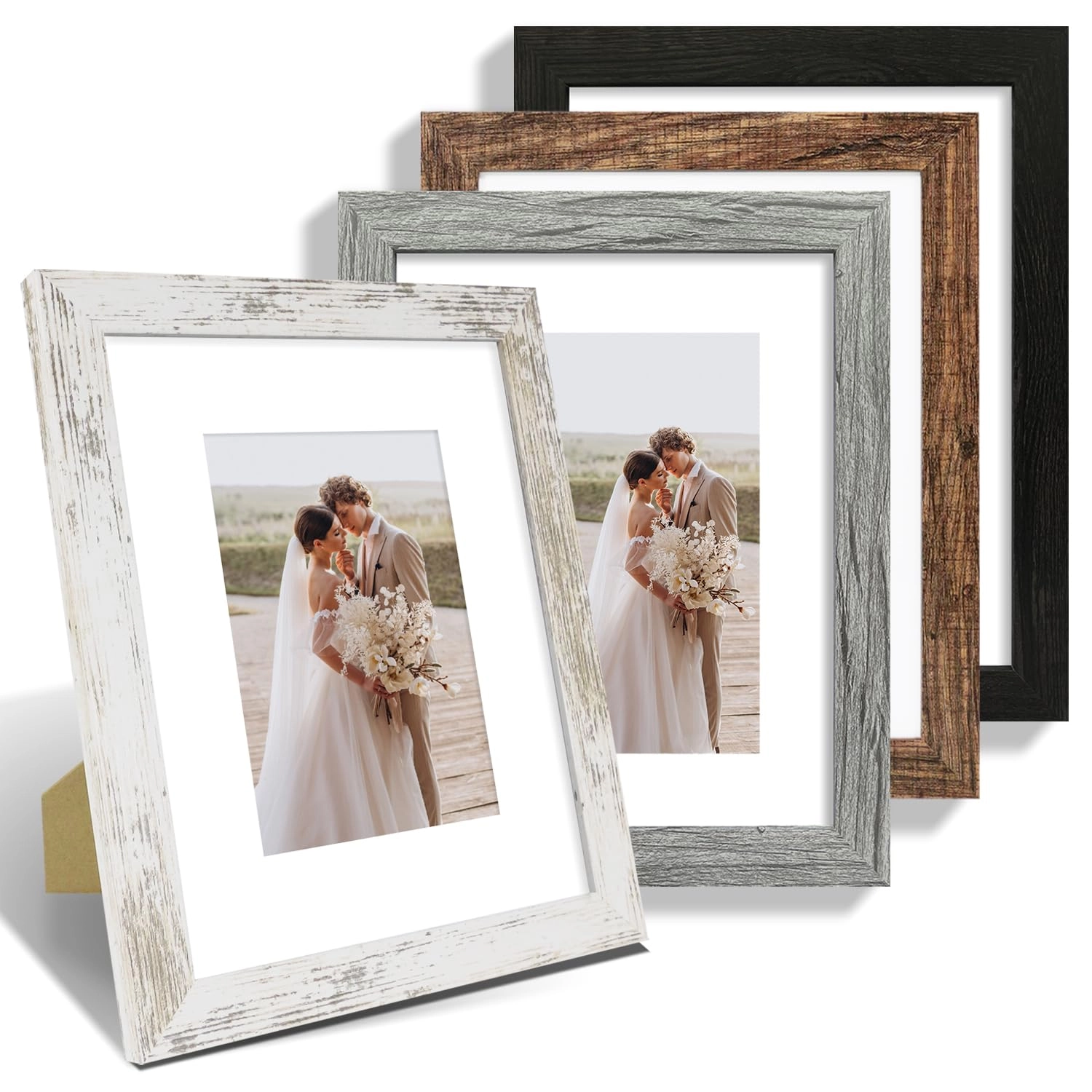 hongkee 8x10 Picture Frame - Set of 4