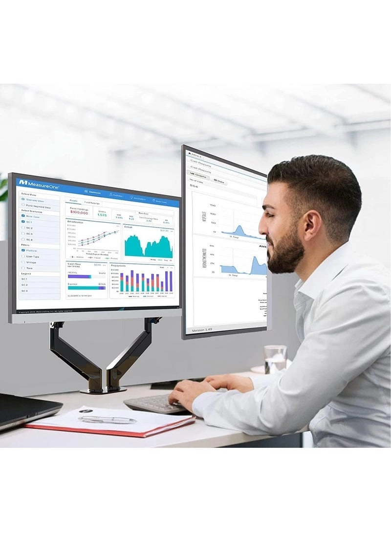 Dual Monitor Stand - Dual 13-32 inch VESA 75/100mm
