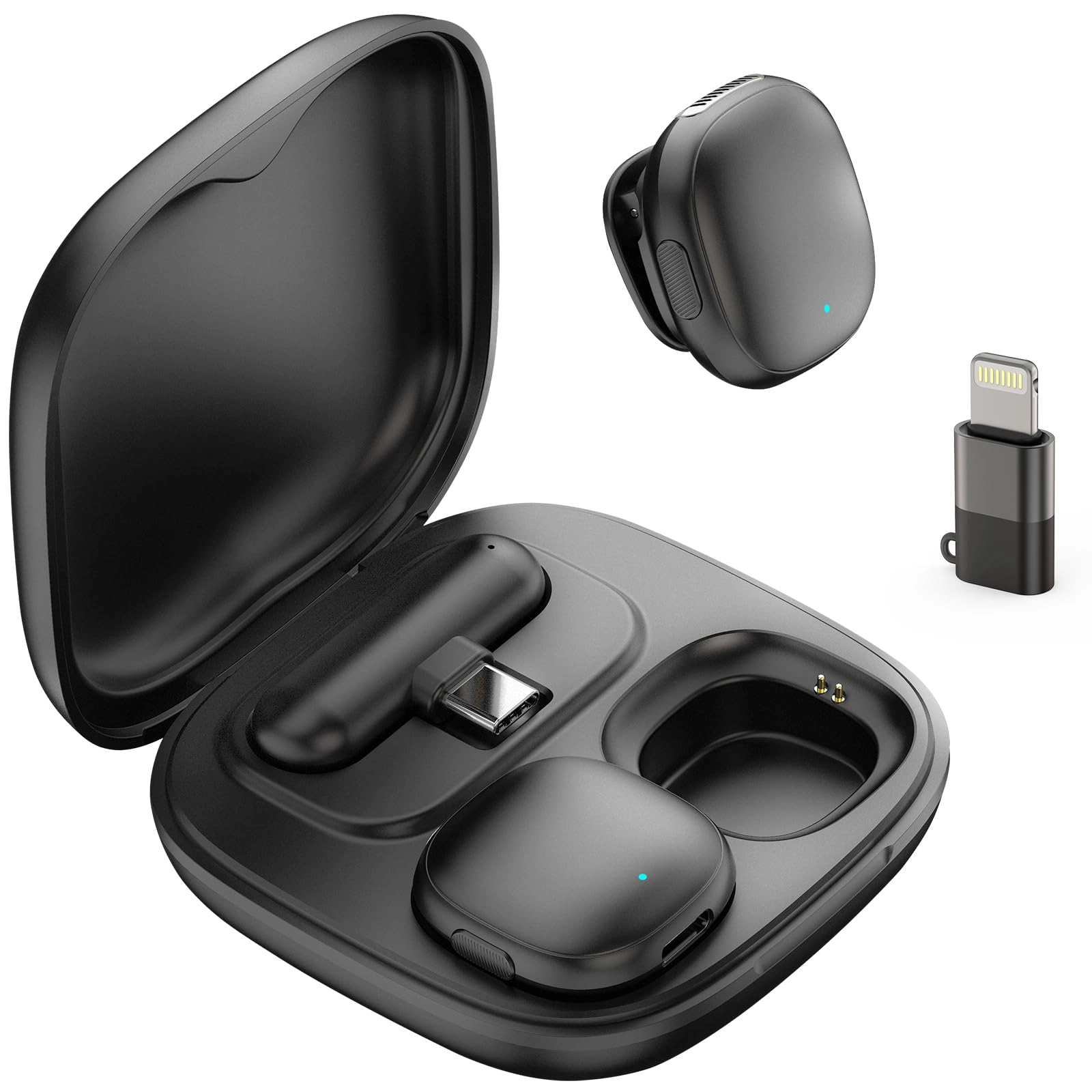 NPTCL wireless lavalier micorphone for iphone - 2*Lavalier Microphone