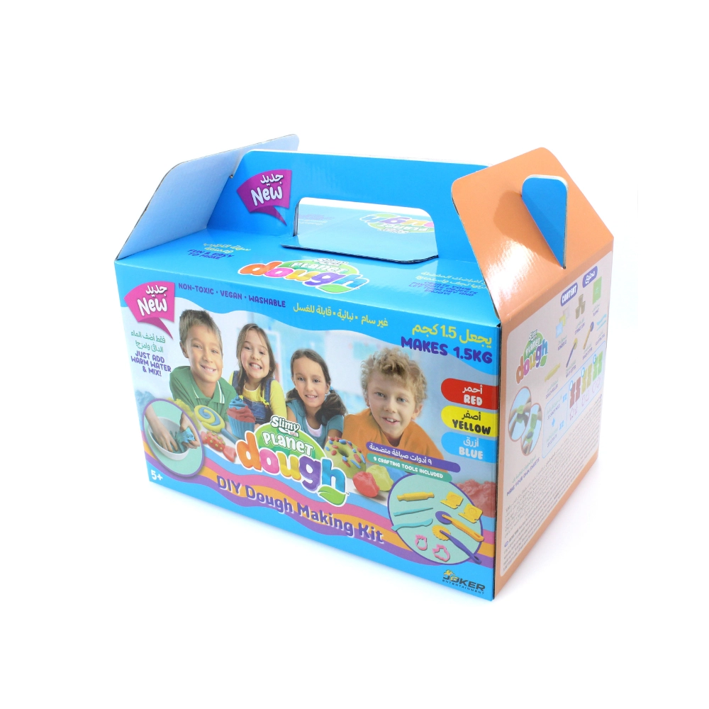 Planet Dough DIY Deluxe Set - 5+ years 9 pcs 3 colors
