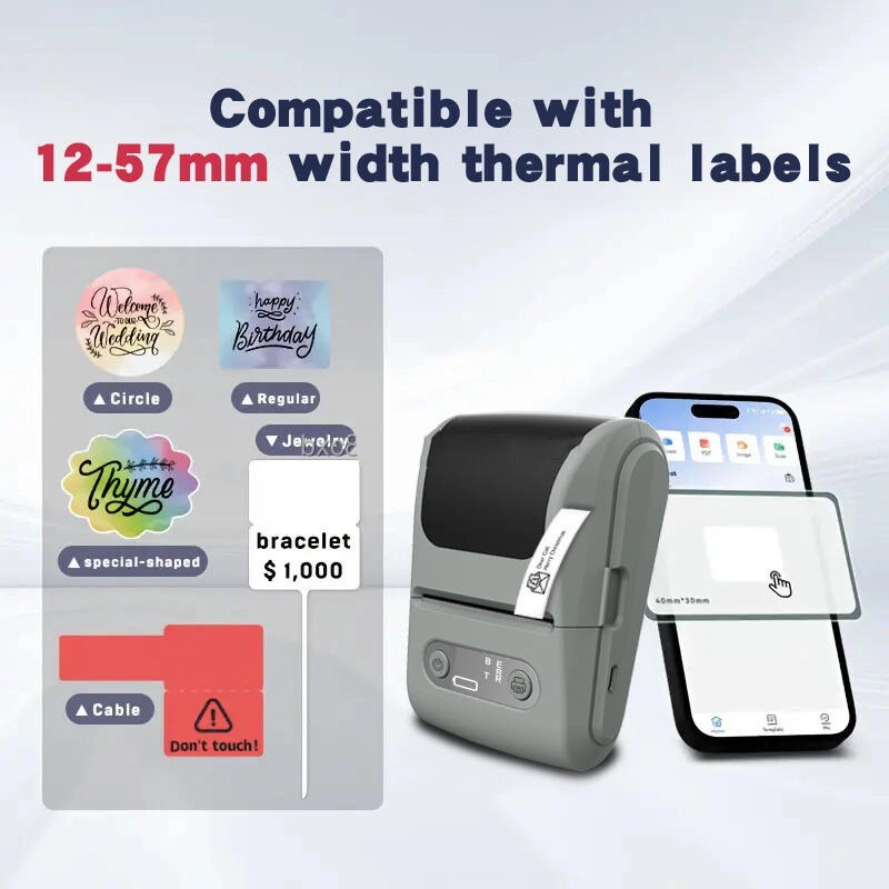 Harzoma Portable Mini Thermal Printer - thermal 20-57mm
