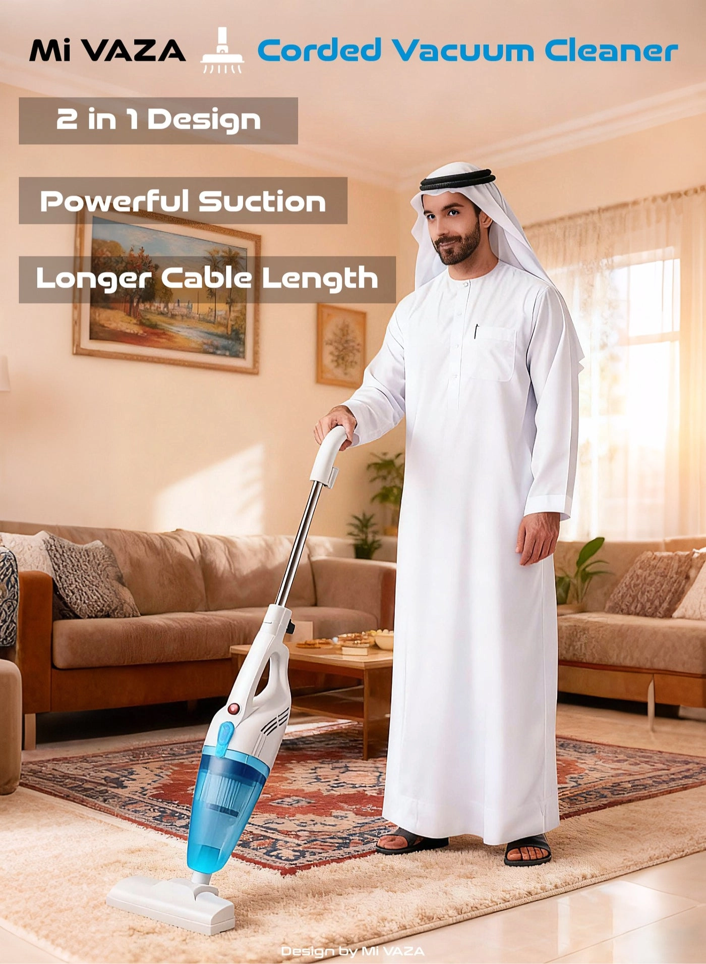 Mi VAZA 2-in-1 Corded Vacuum Cleaner (MZ40712)