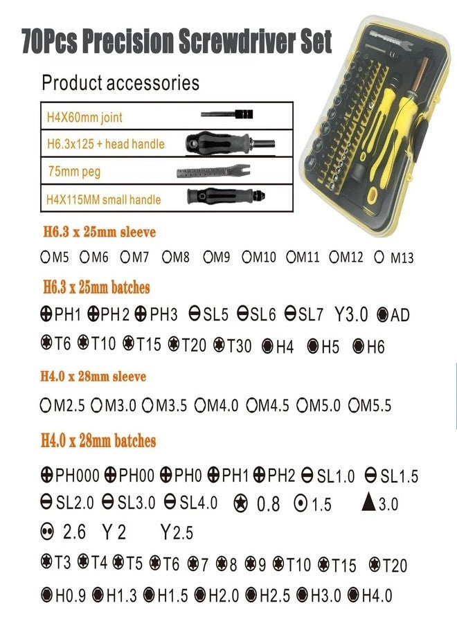 Screwdriver Bit Set - 70-in-1