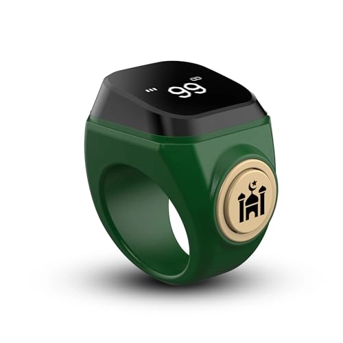 Smart Tasbih Counter Ring - 0.49-inch OLED Bluetooth App Sync