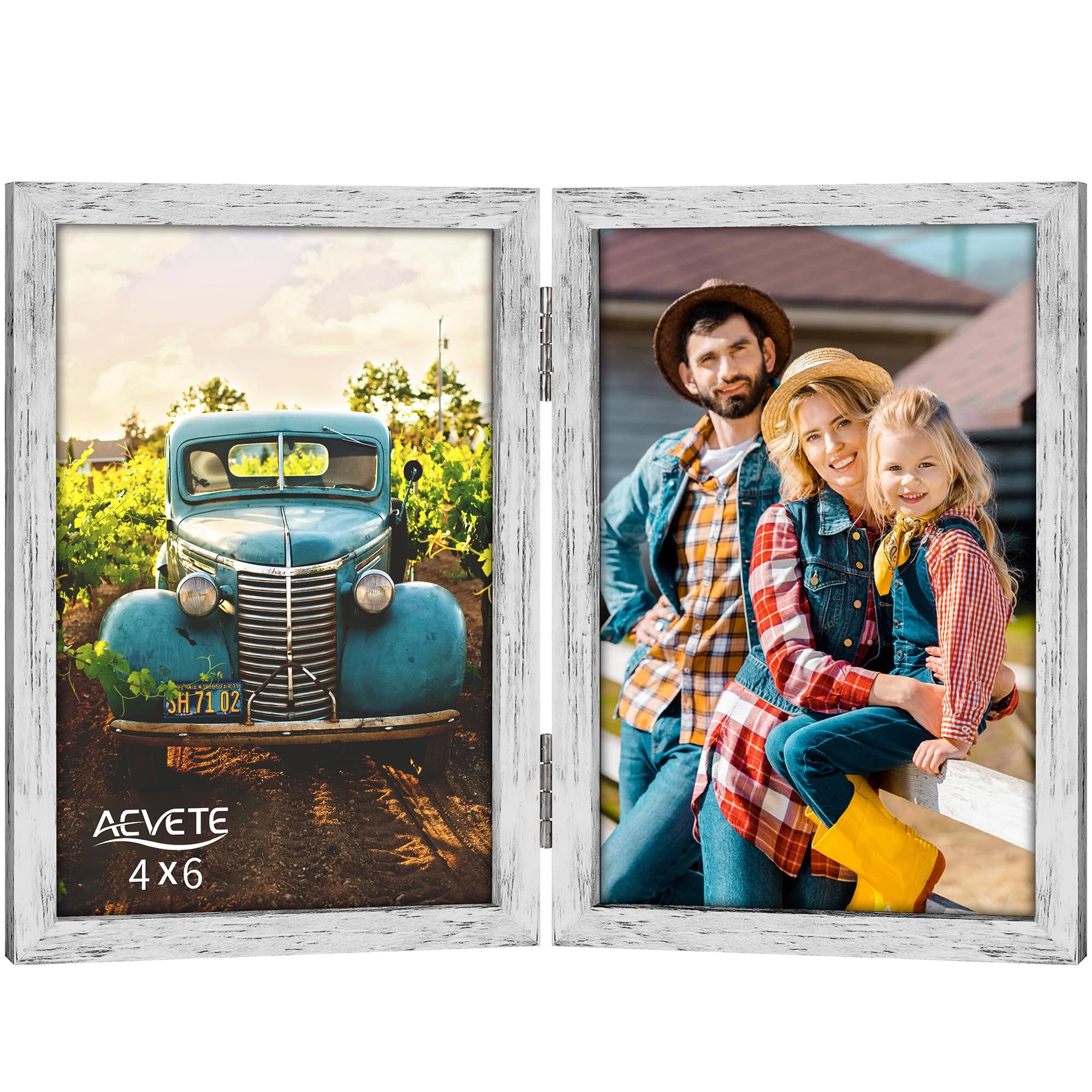 Double Picture Frame - 4x6 in two