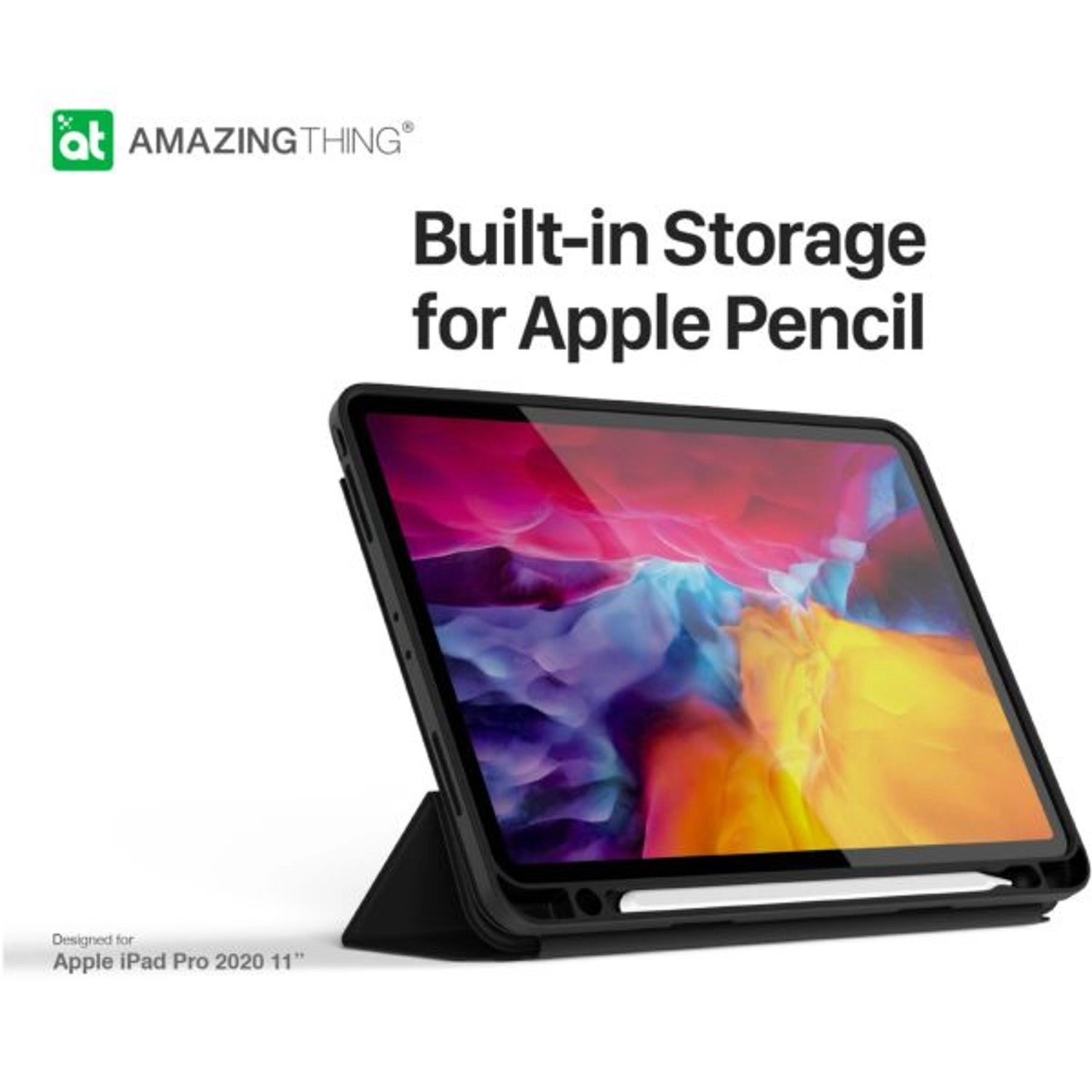 Folio Case with Pencil Holder for iPad Pro 11-inch (2020)