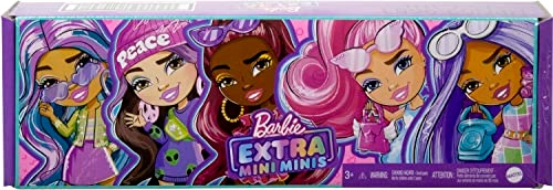 Mini Barbie Extra - 5-Piece 8.5cm Bundle