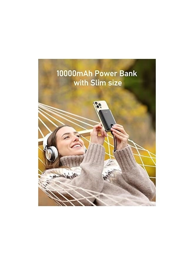 Magnetic Wireless Power Bank - 10000mAh 22.5W Fast Charging