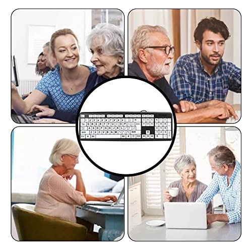Large Print Computer Keyboard - Wired