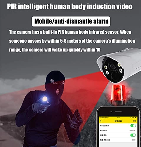 Solar Street Light Security Camera 1080P