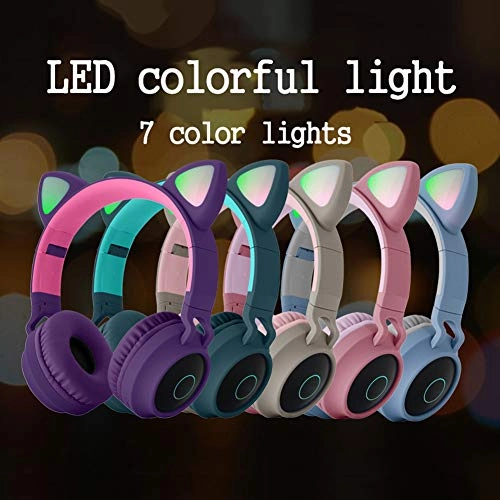 Kids Headphones Cat Ear Wireless Headphone