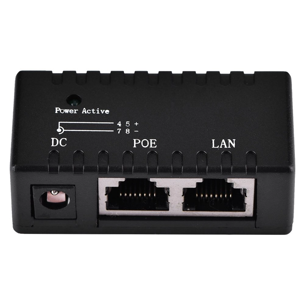 PoE Injector - 5-48V/2A 10/100Mbps