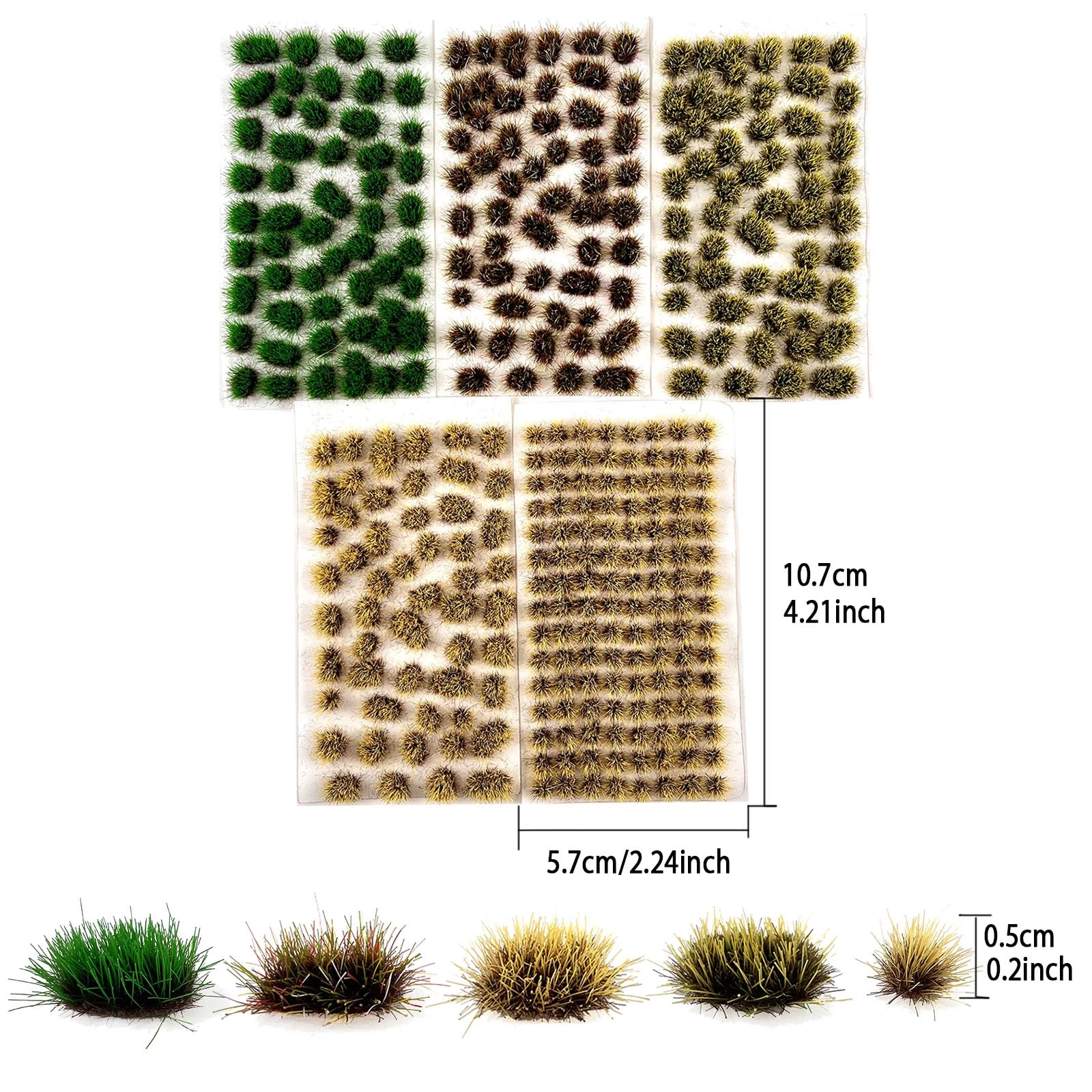Miniature Grass Tufts - 332 pieces