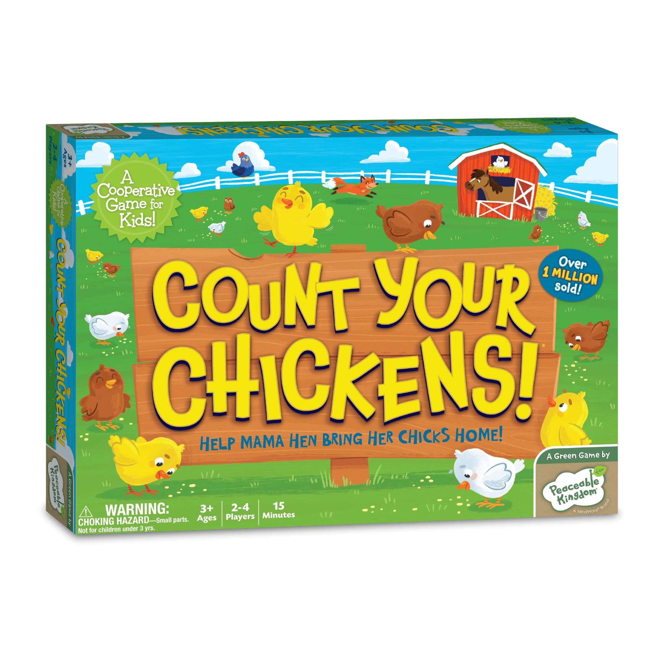Continuum Games Count Your Chickens - 3 and up 43 pieces