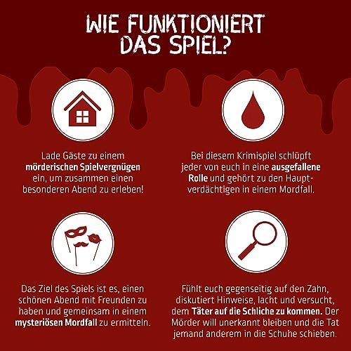 Crime Dinner for Home - German 16 years and up