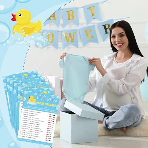 Rubber Duck Baby Shower Games - 302 Pcs 6 - 15 years English
