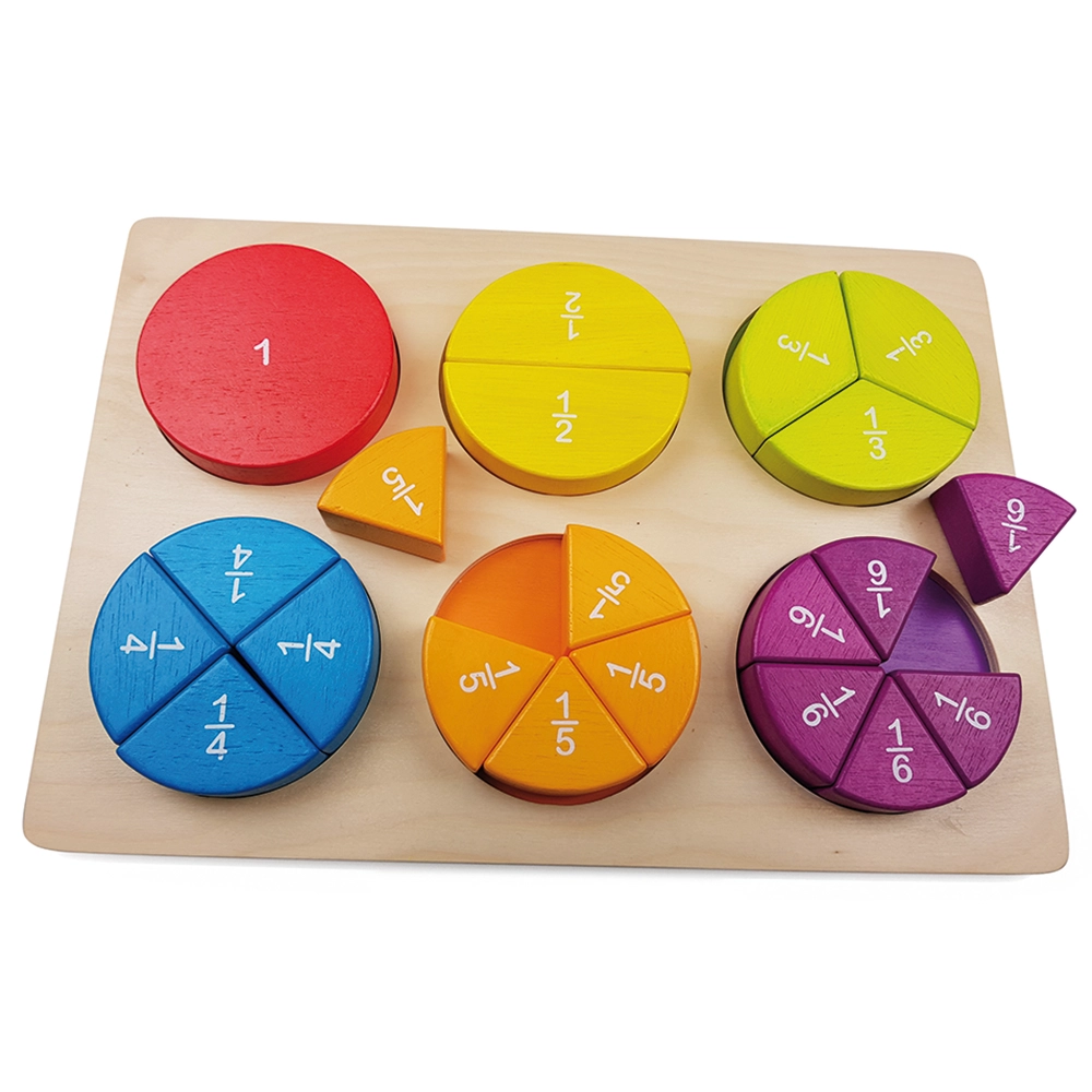 Fraction Learning Puzzle - Suitable for 1 year and above 22pcs