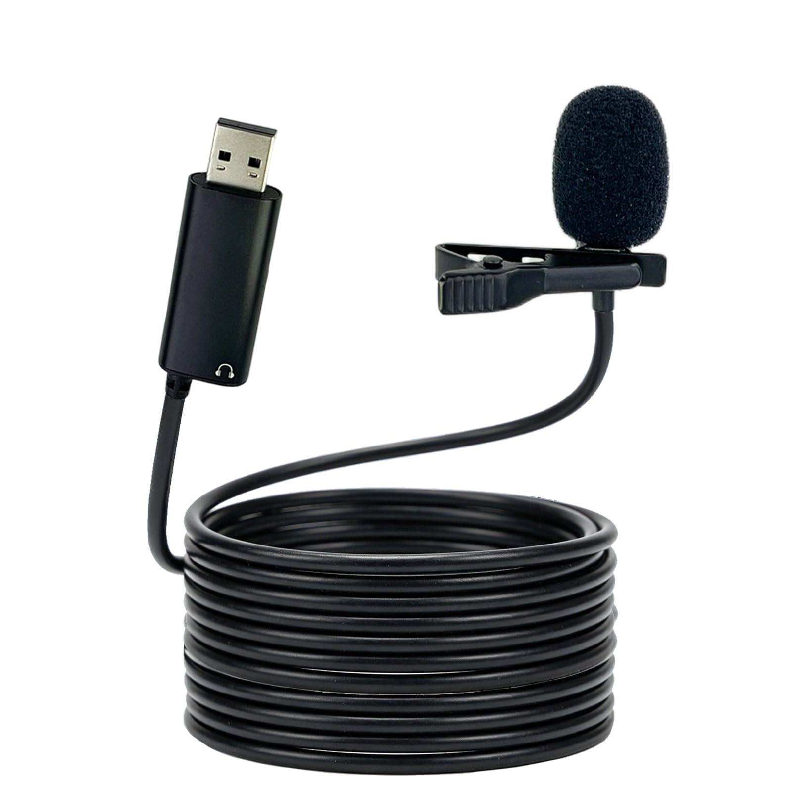 SEYUGOPTI Lavalier Lapel Microphone USB Microphone