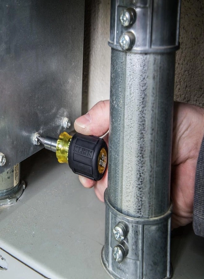 32562 Stubby Multi-Bit Screwdriver 6-in-1