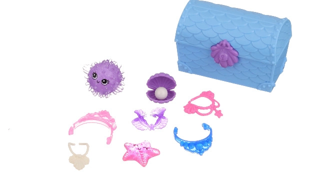 Chelsea Doll - Extra-long blue and purple fantasy hair Ombre tail Ages 3+