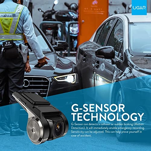 UGAR UD2 Car DVR Camera Driving Recorder Video Recorder Compatible with Android Head Units